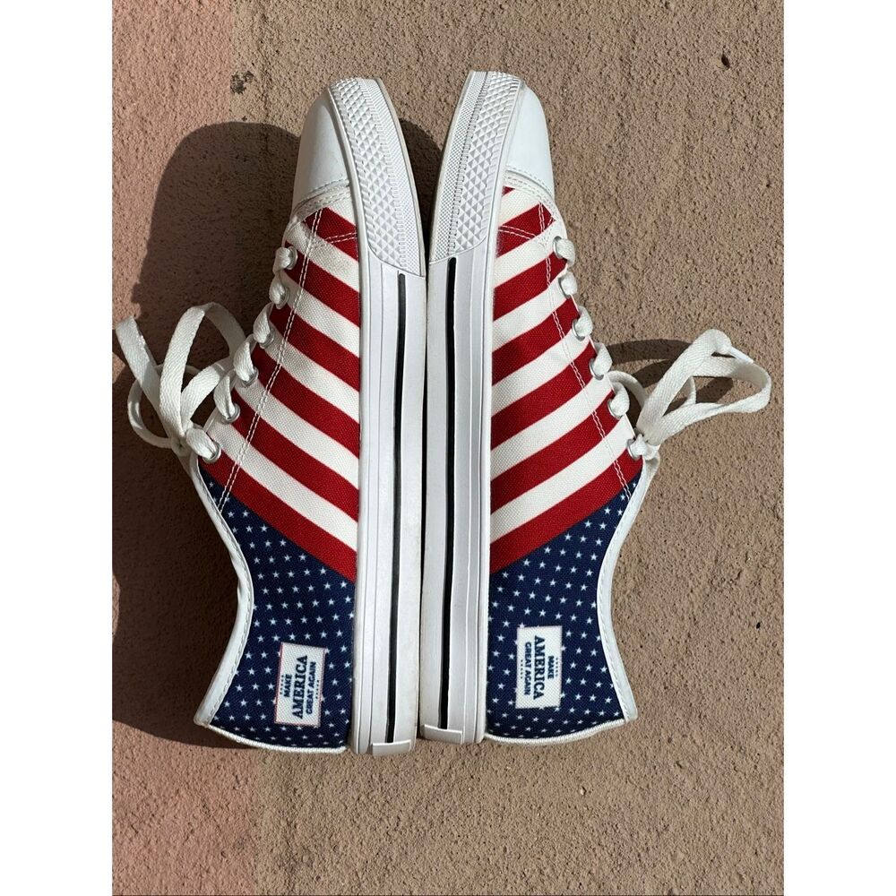 Make America Great Red, White Blue Stars and Stripes M-6, W-8 - Picture 3 of 9